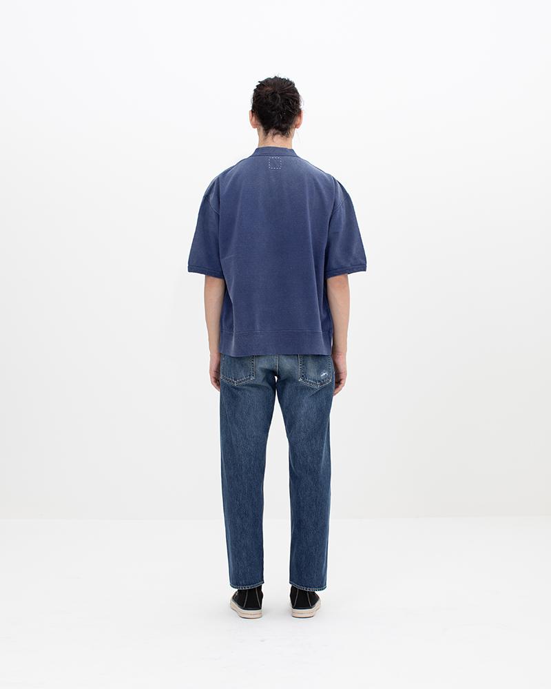 MONDO HENLEY ZIP S/S CRASH | Visvim Official North American Web Store